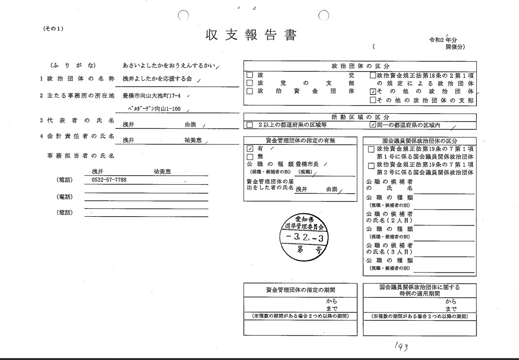 浅井・豊橋市長とサーラの「？」な関係